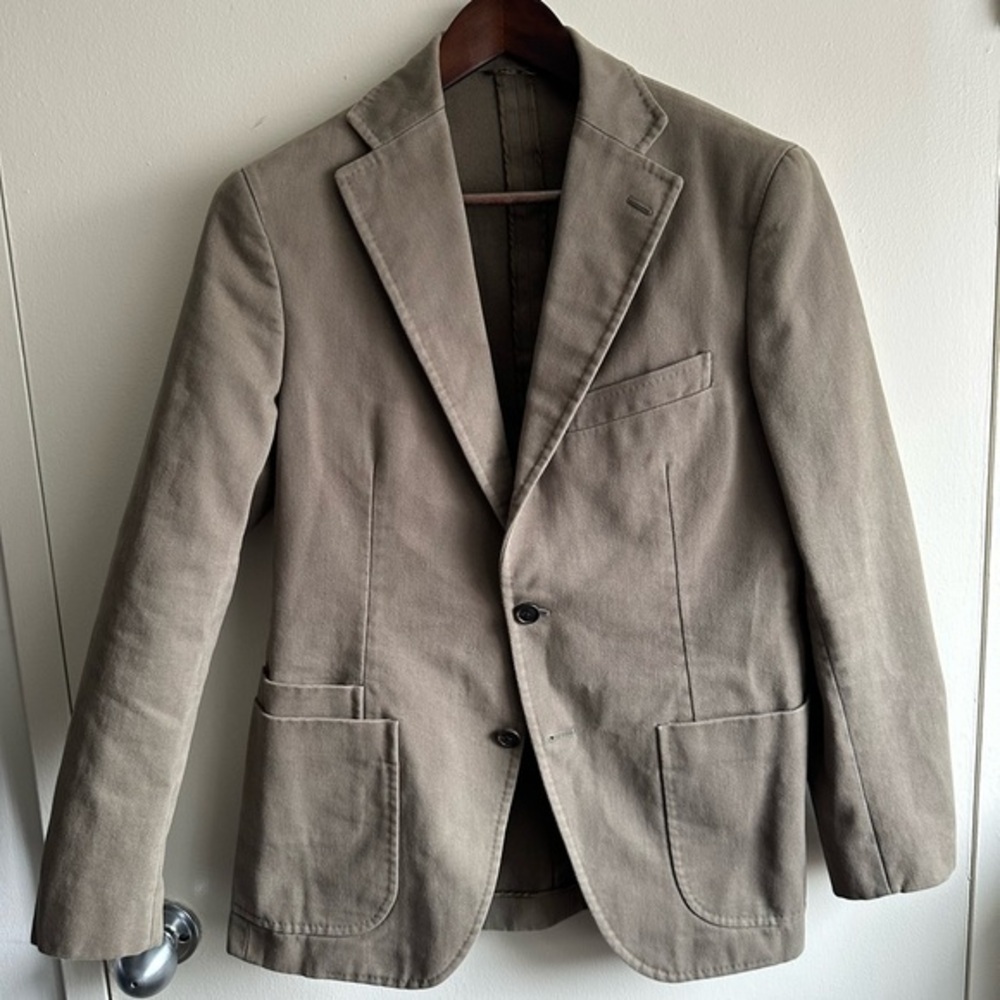 Drake’s Cotton Blend Easy Day Full Cut Blazer
